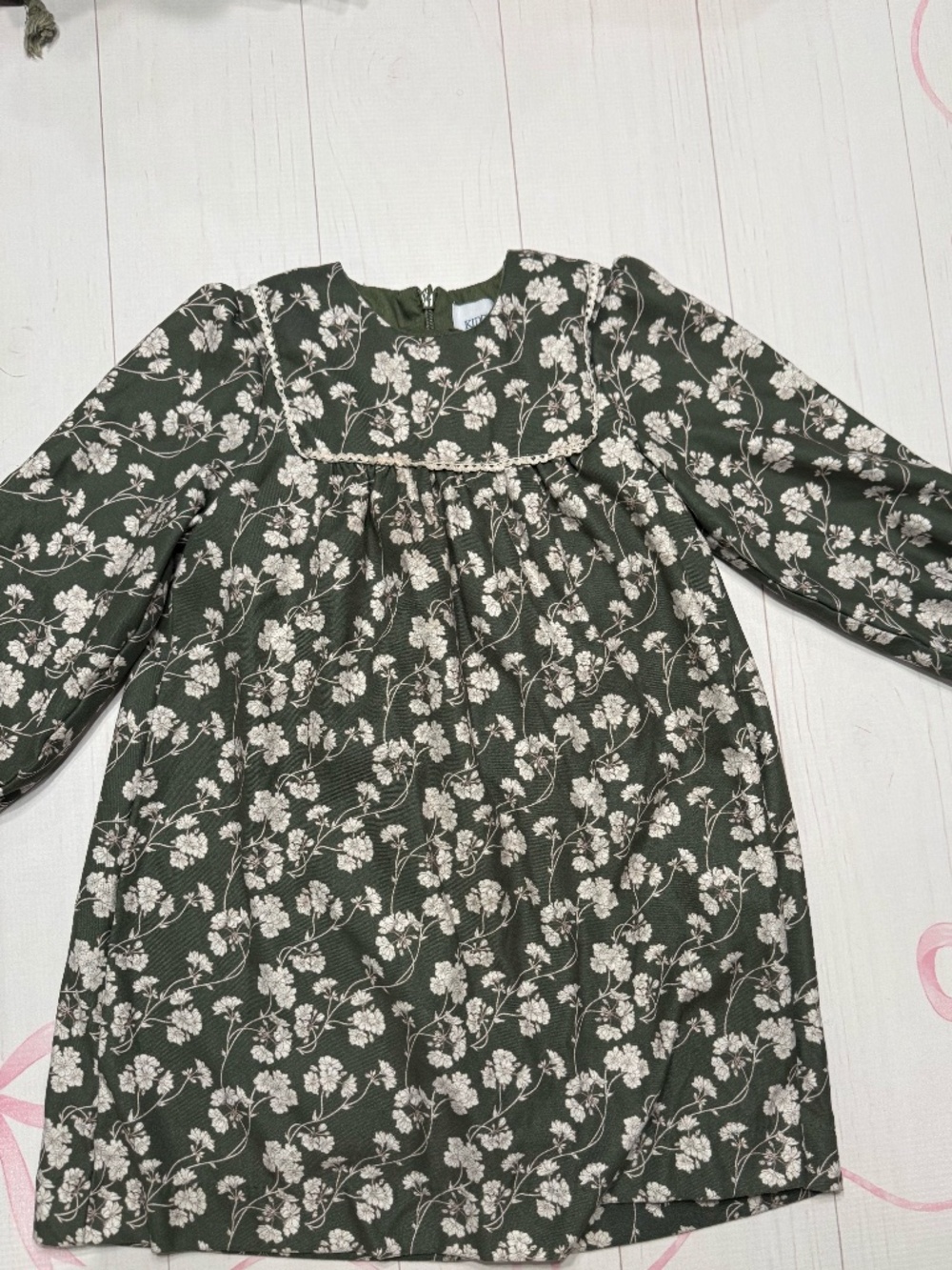 Kipp Green Floral Dress Size 4
